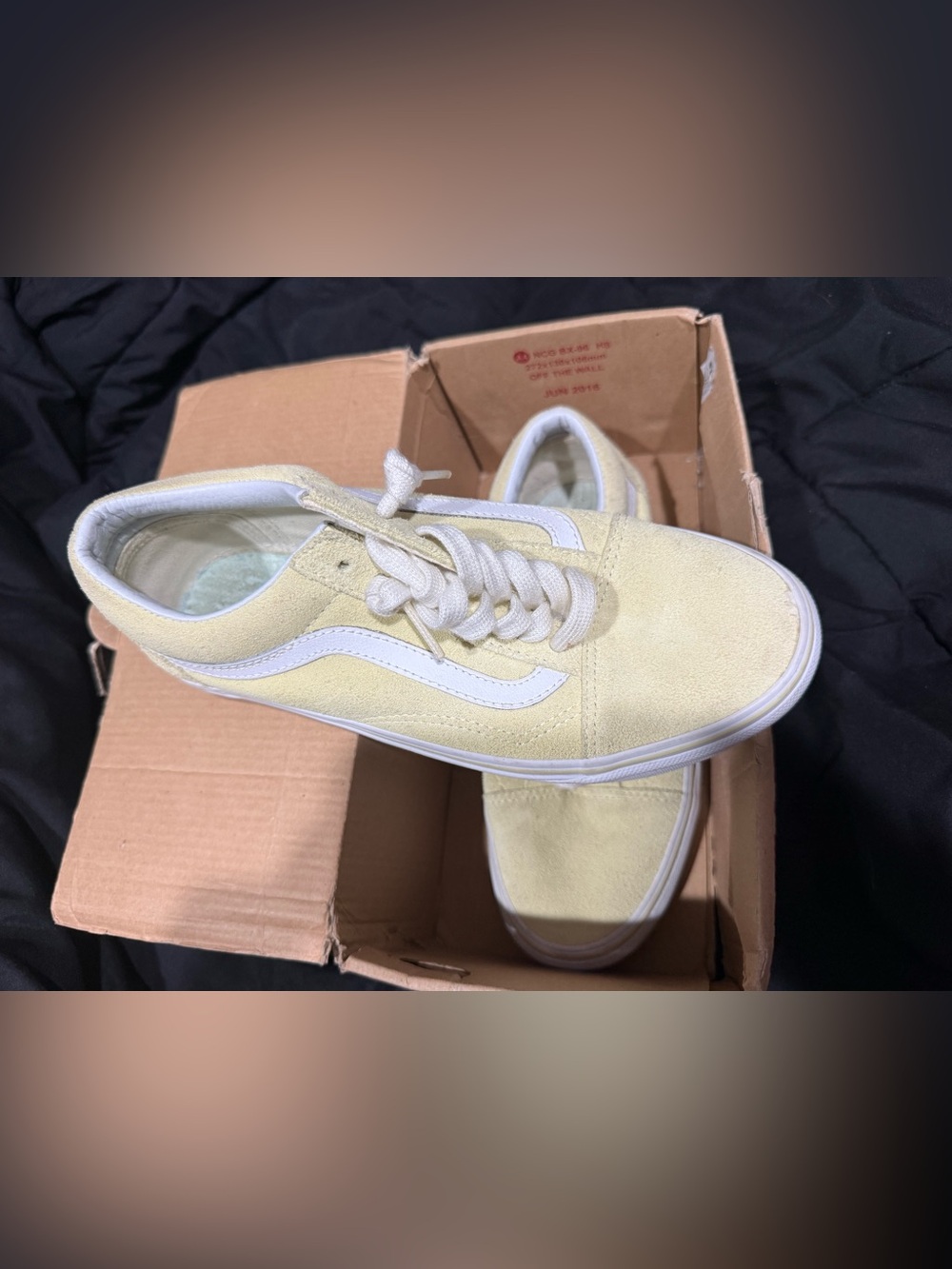 Vans Kids Yellow Suede Old Skool Sneakers with White Stripe